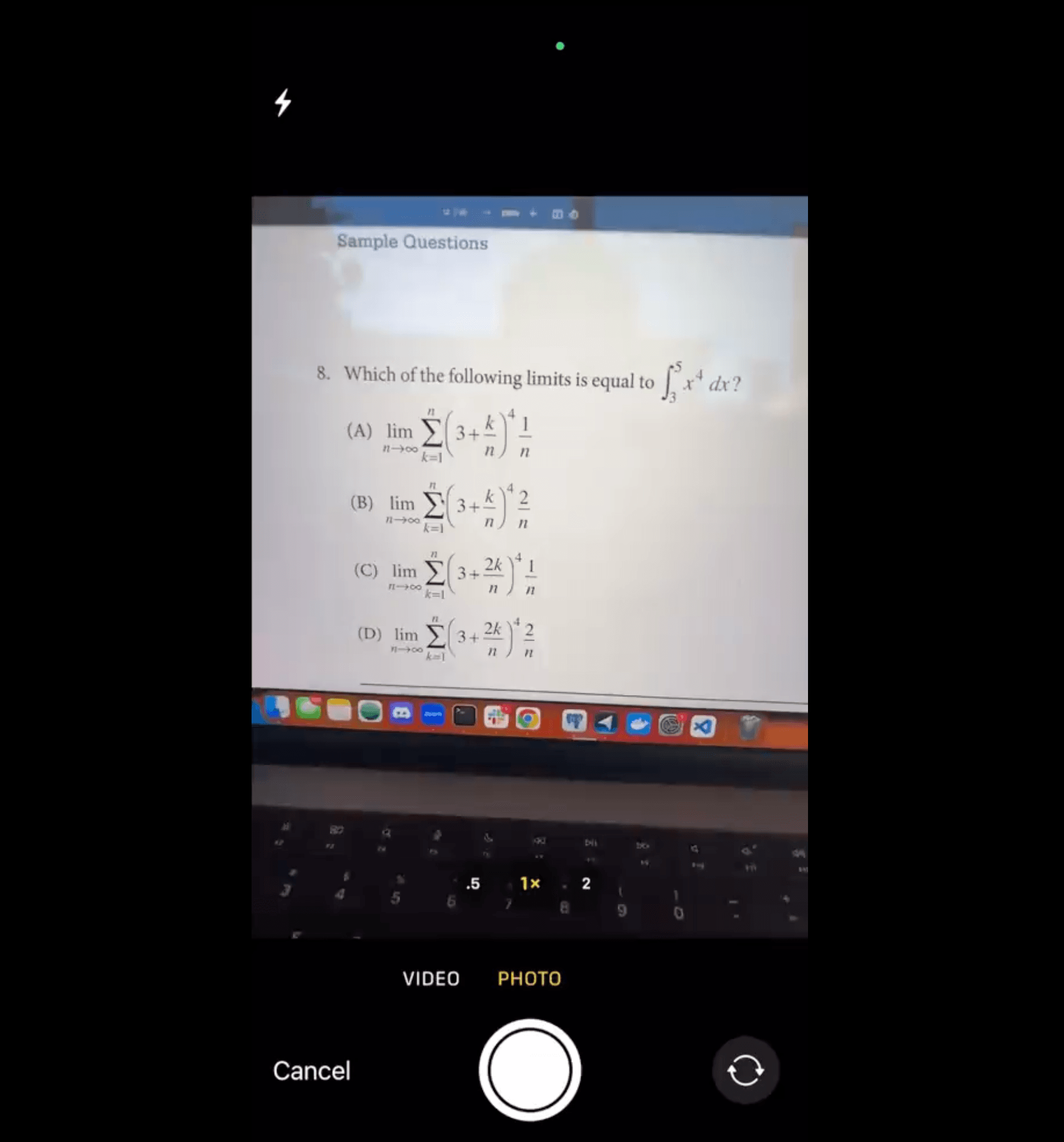 IA escaneando y calculando la respuesta de una ecuación de álgebra.