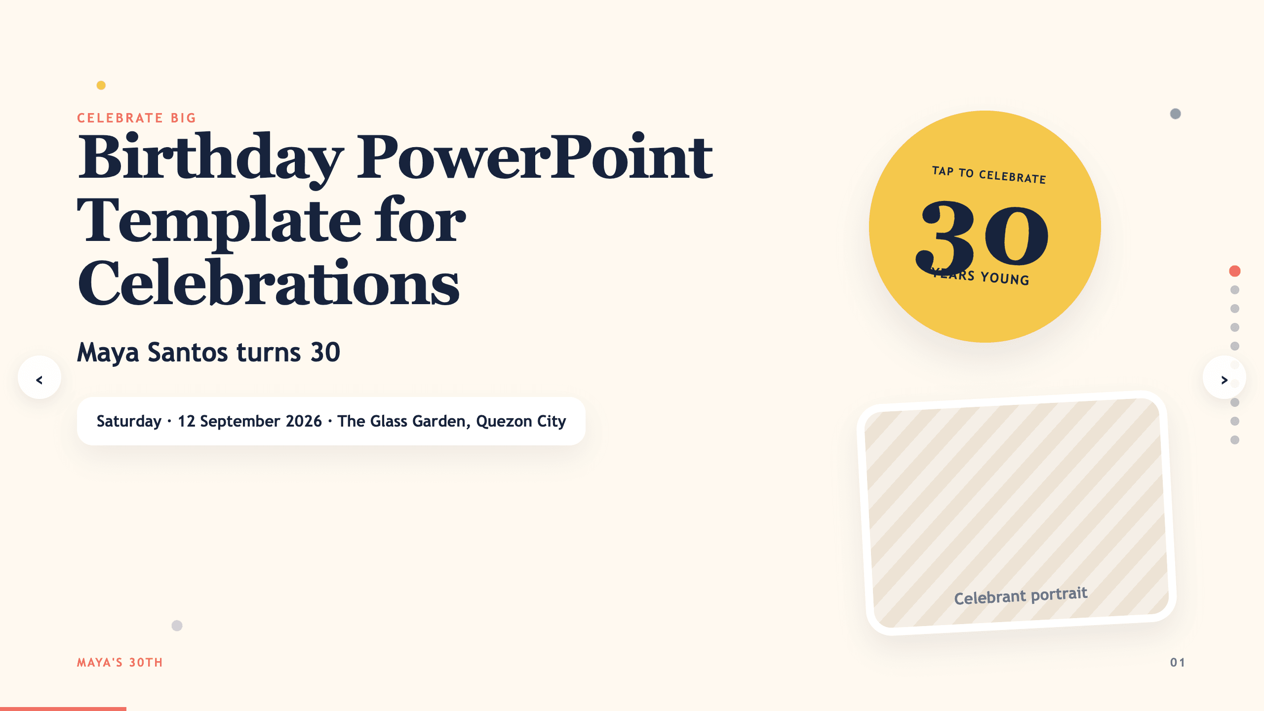 Birthday PowerPoint Template preview