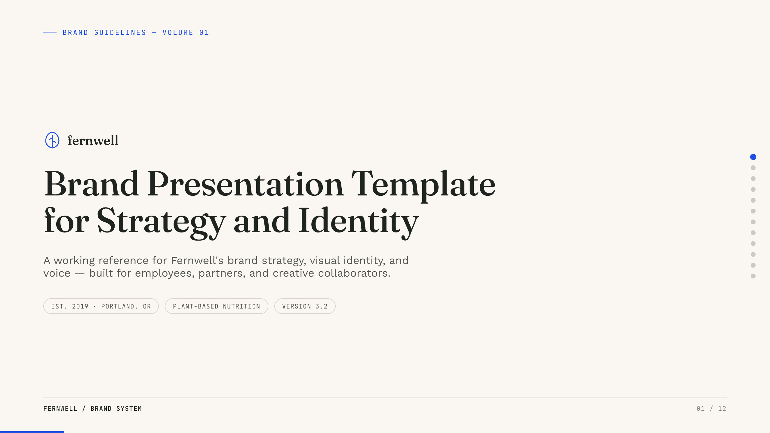 Brand Presentation Template preview