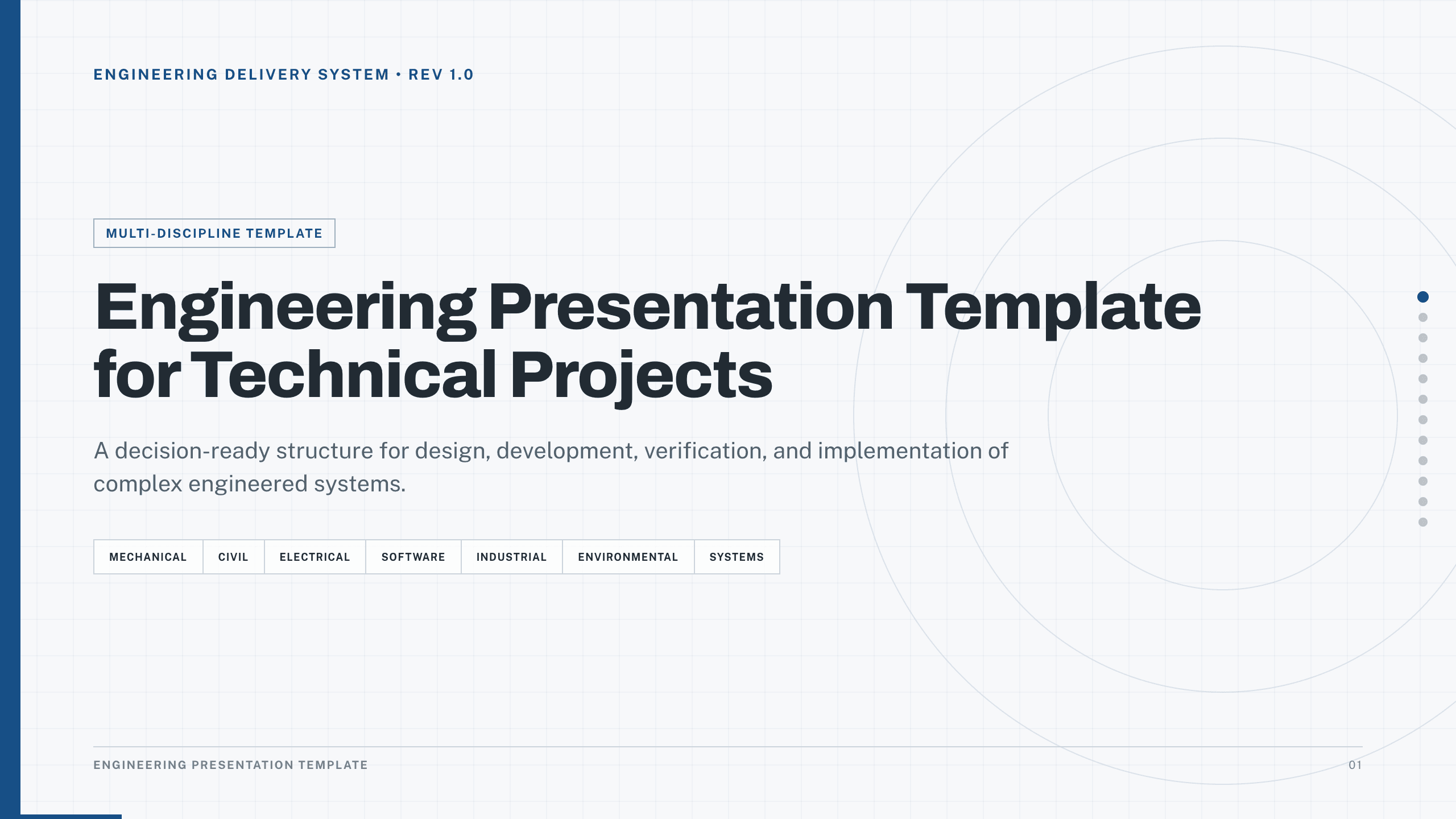 Engineering Presentation Template preview