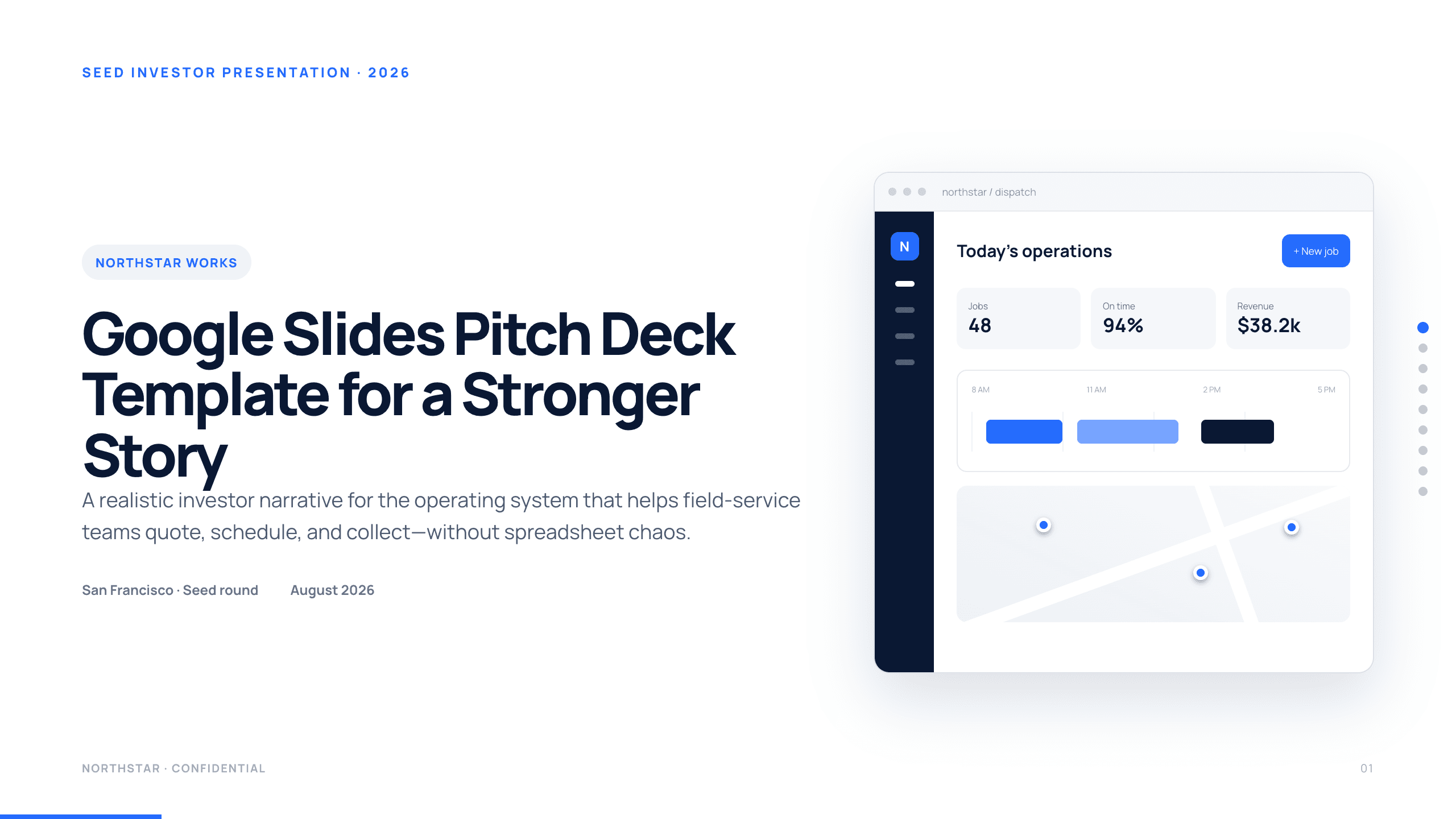Google Slides Pitch Deck Template preview