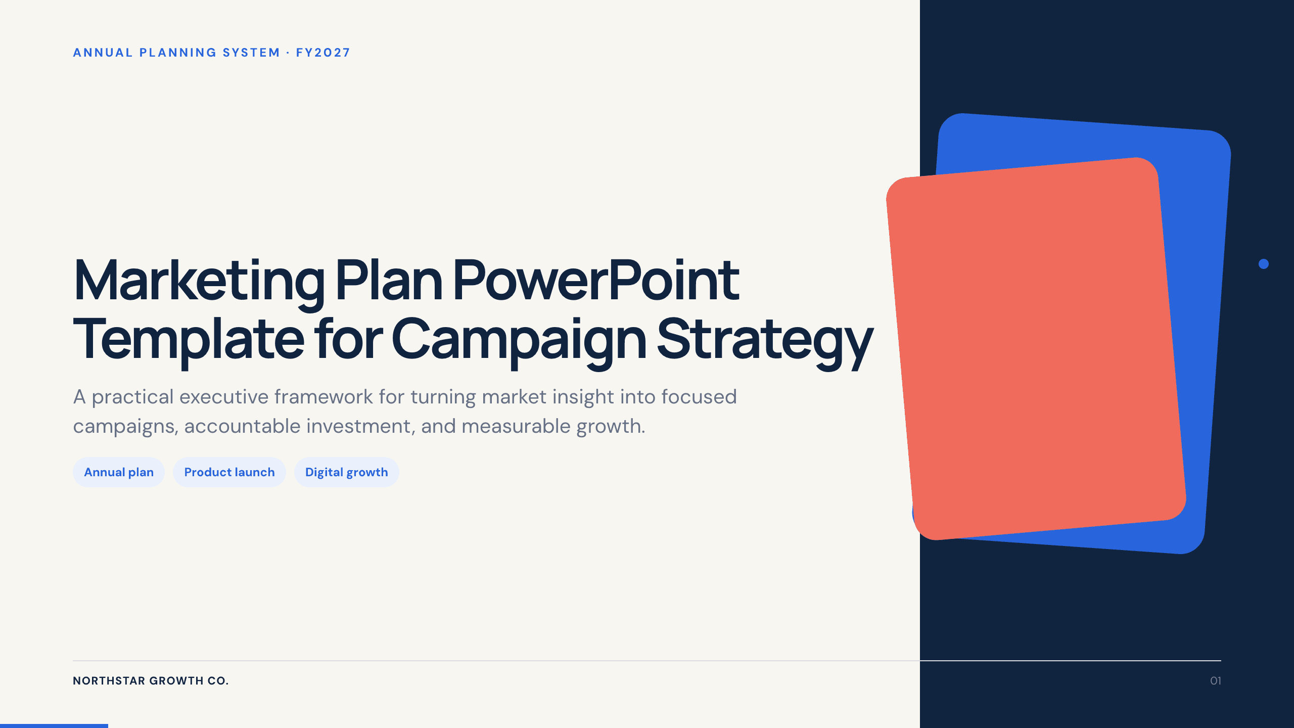 Marketing Plan PowerPoint Template preview