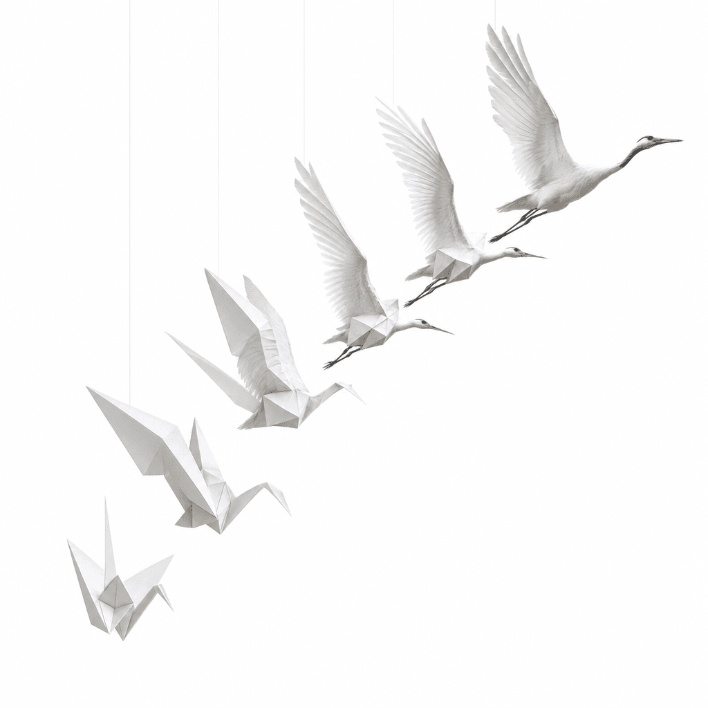 Origami crane