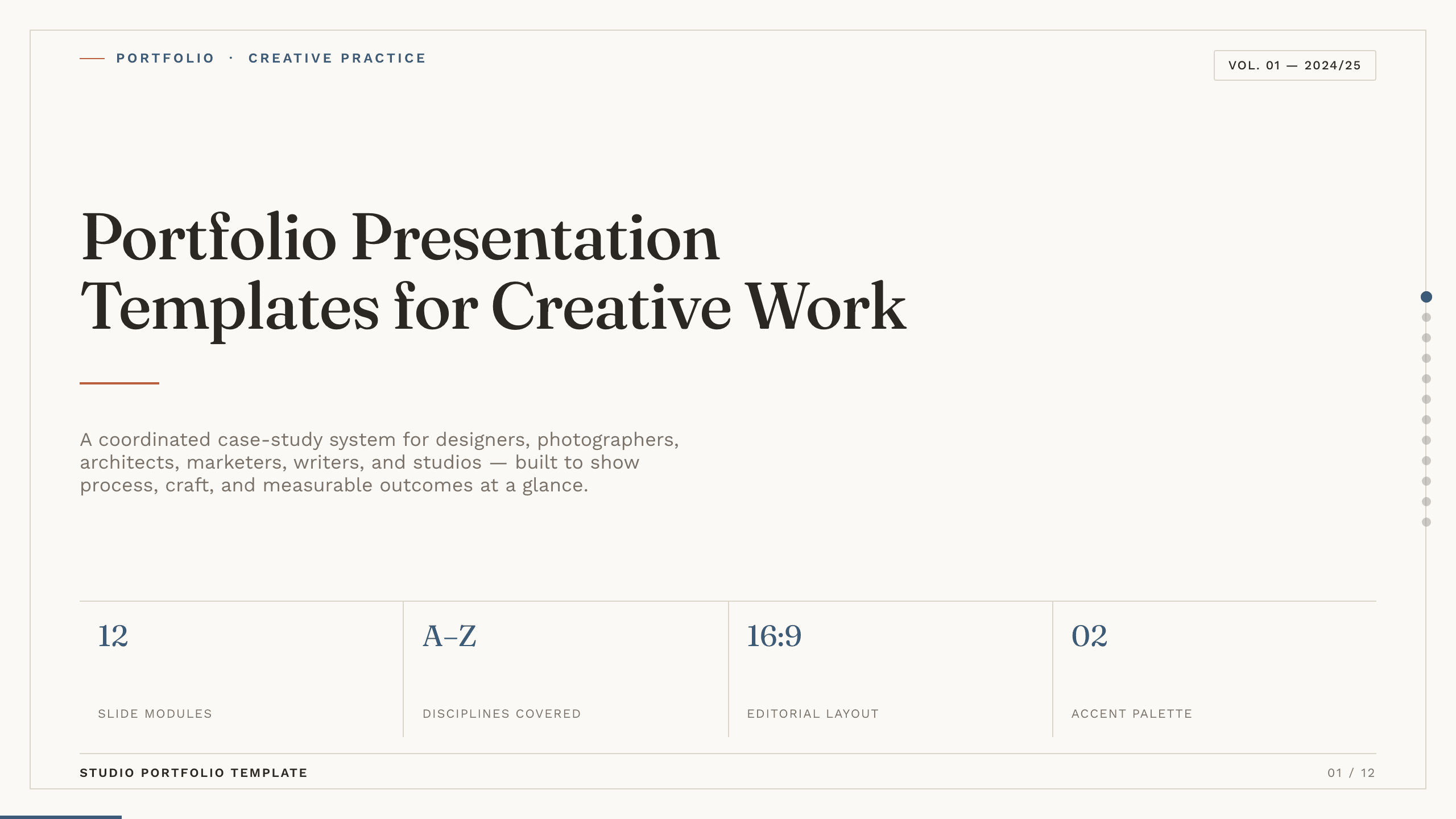 Portfolio Presentation Templates preview