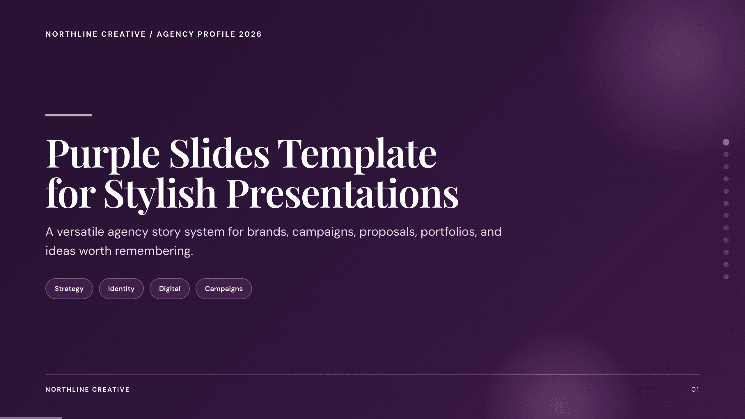 Purple Slides Template preview