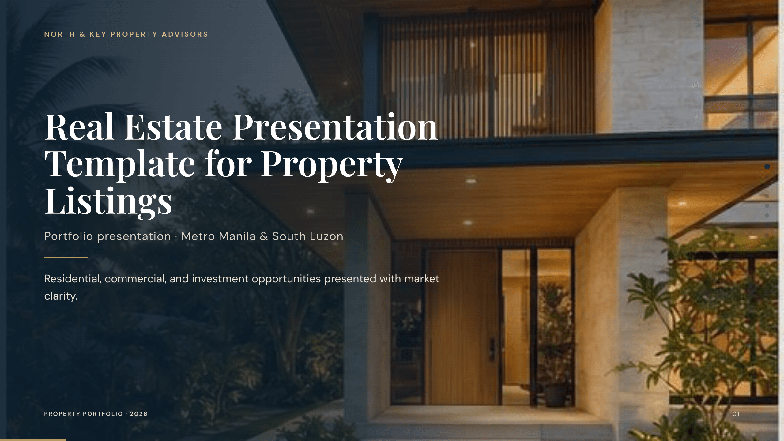 Real Estate Presentation Template preview