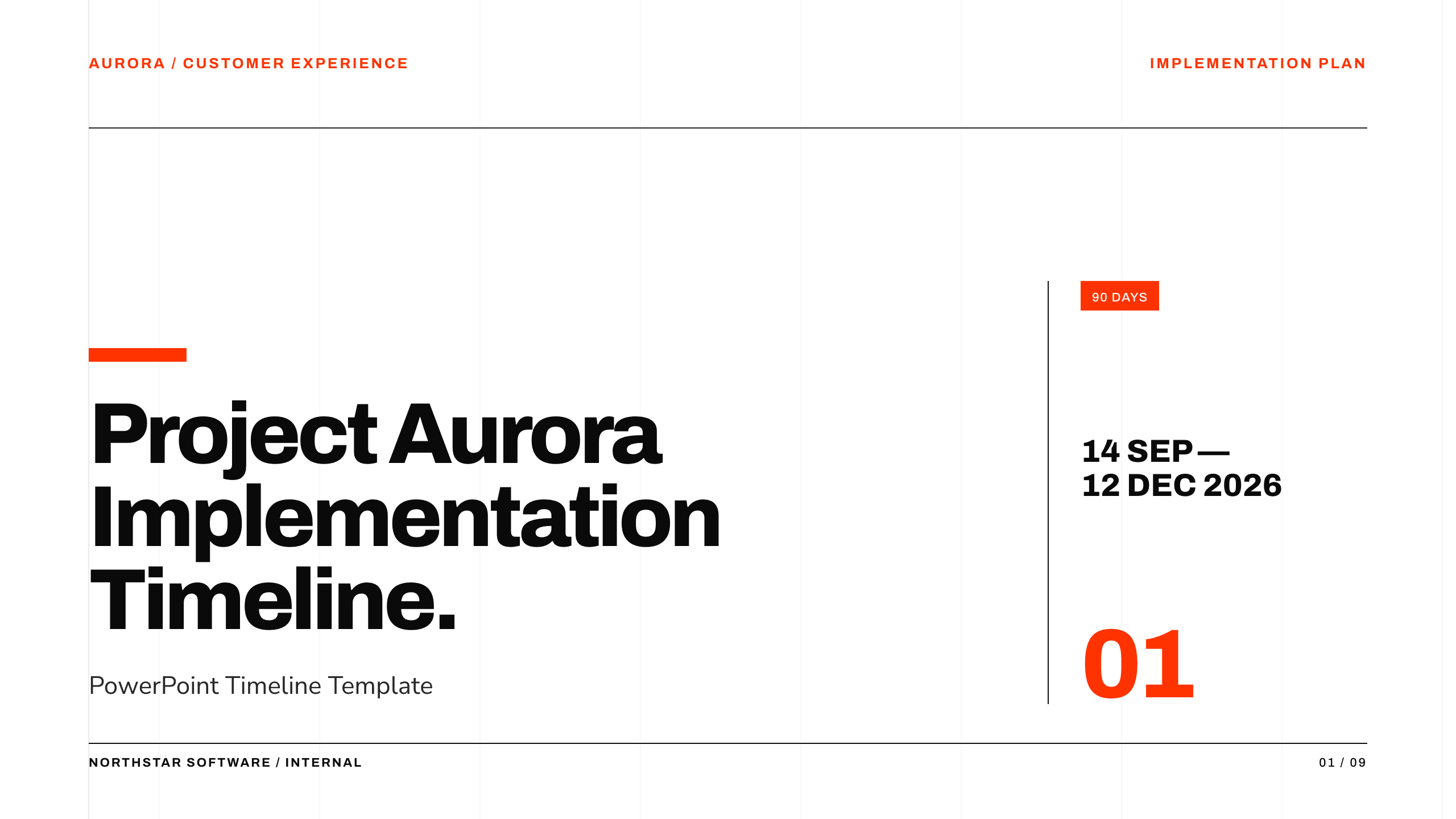 PowerPoint timeline template preview