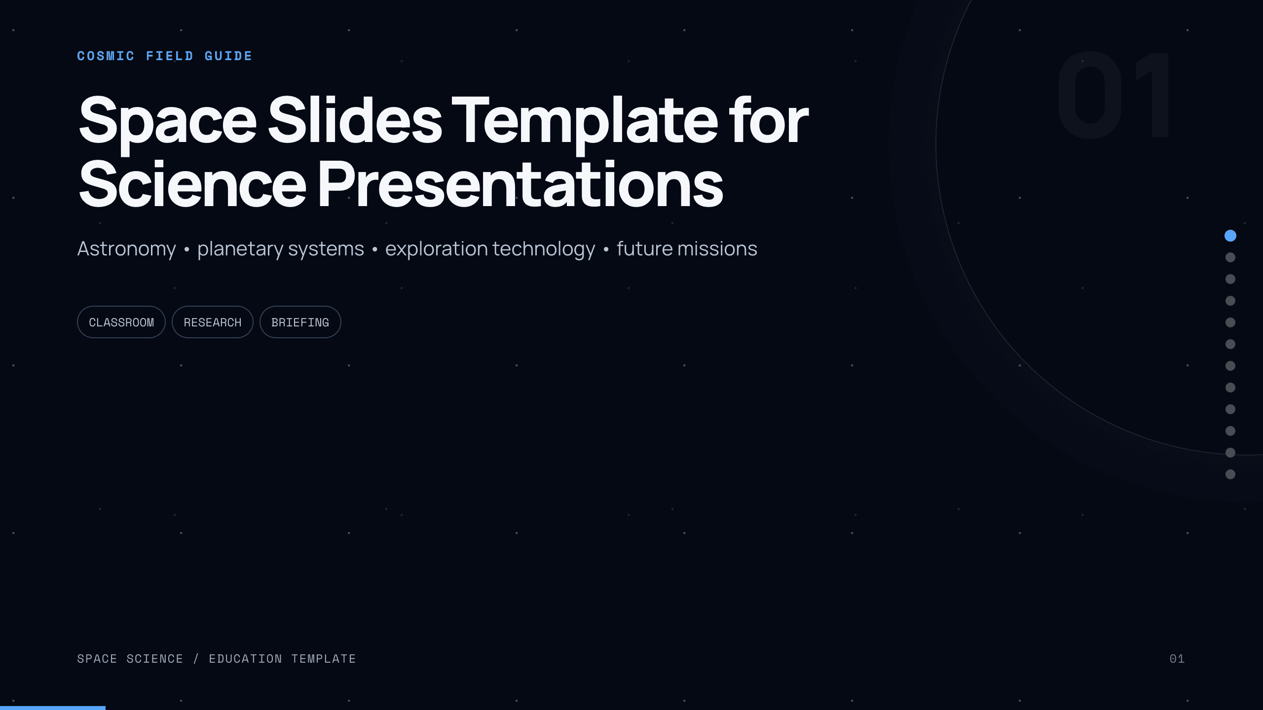 Space Slides Template preview