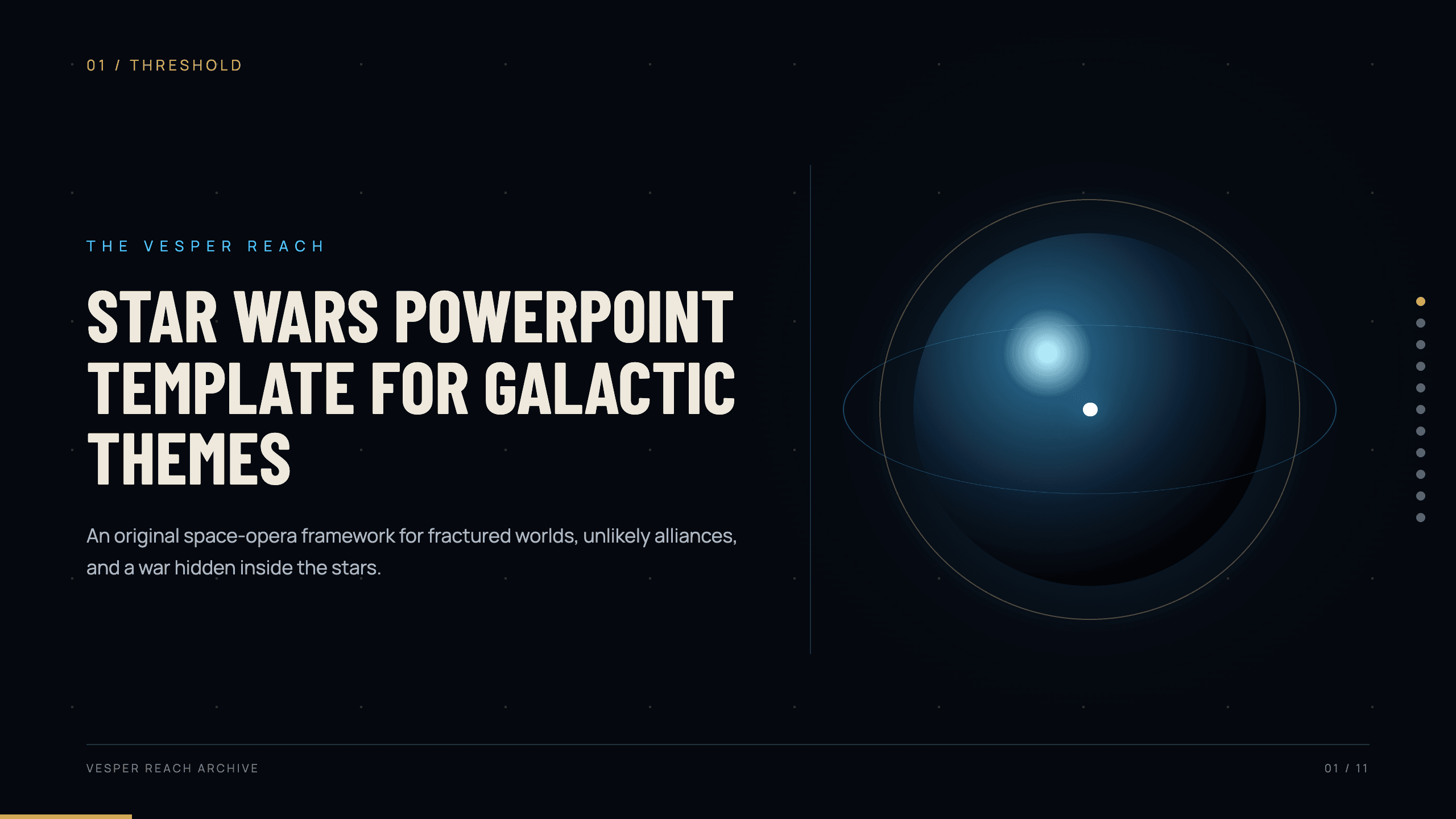 Star Wars PowerPoint Template preview