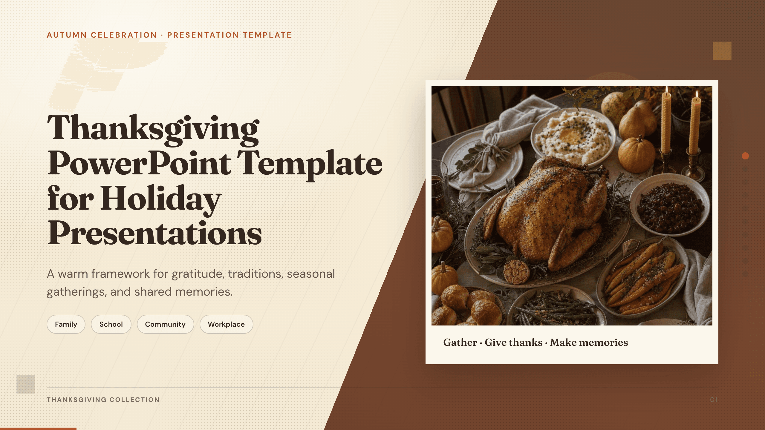 Thanksgiving PowerPoint Template preview