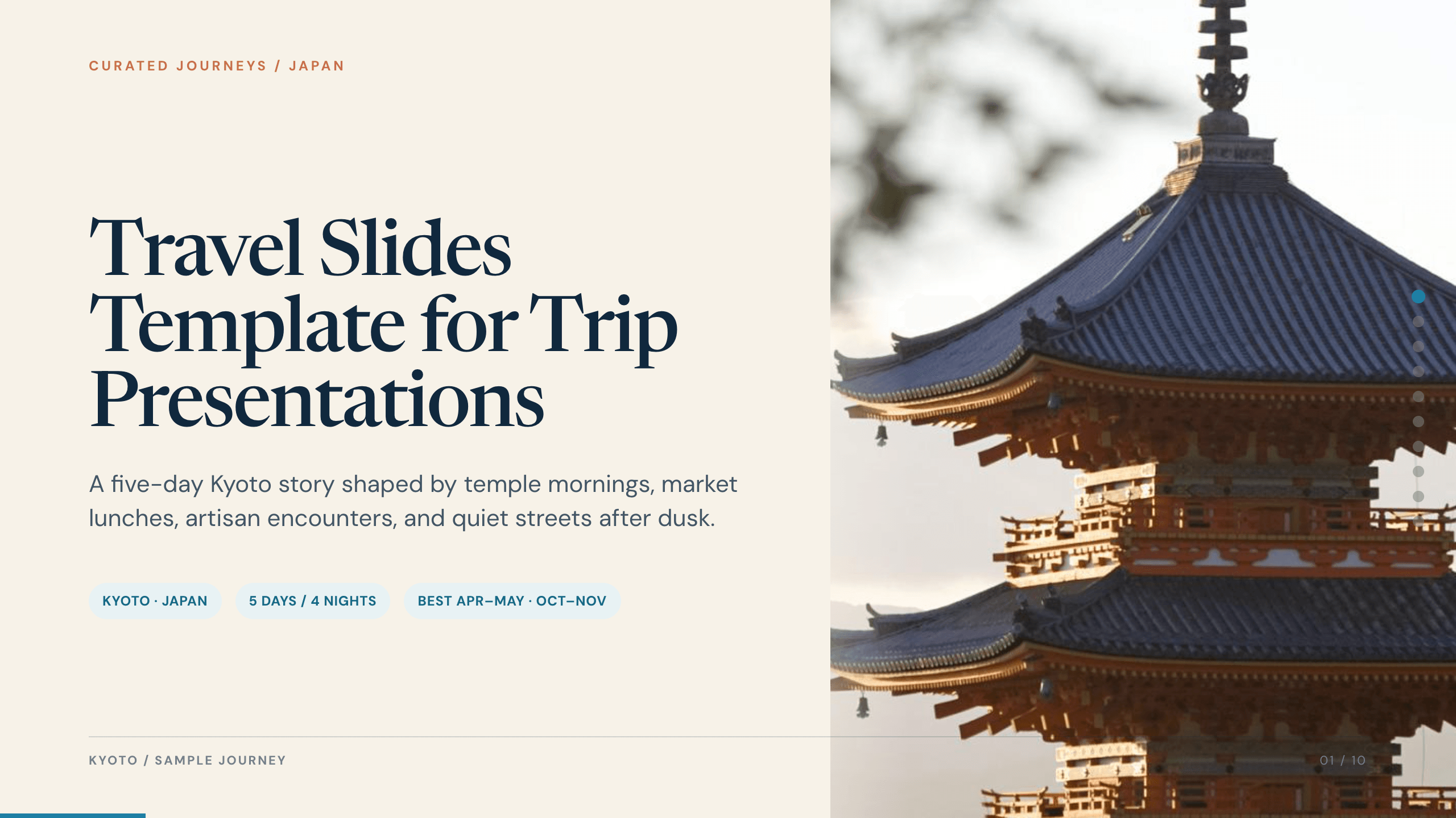 Travel Slides Template preview