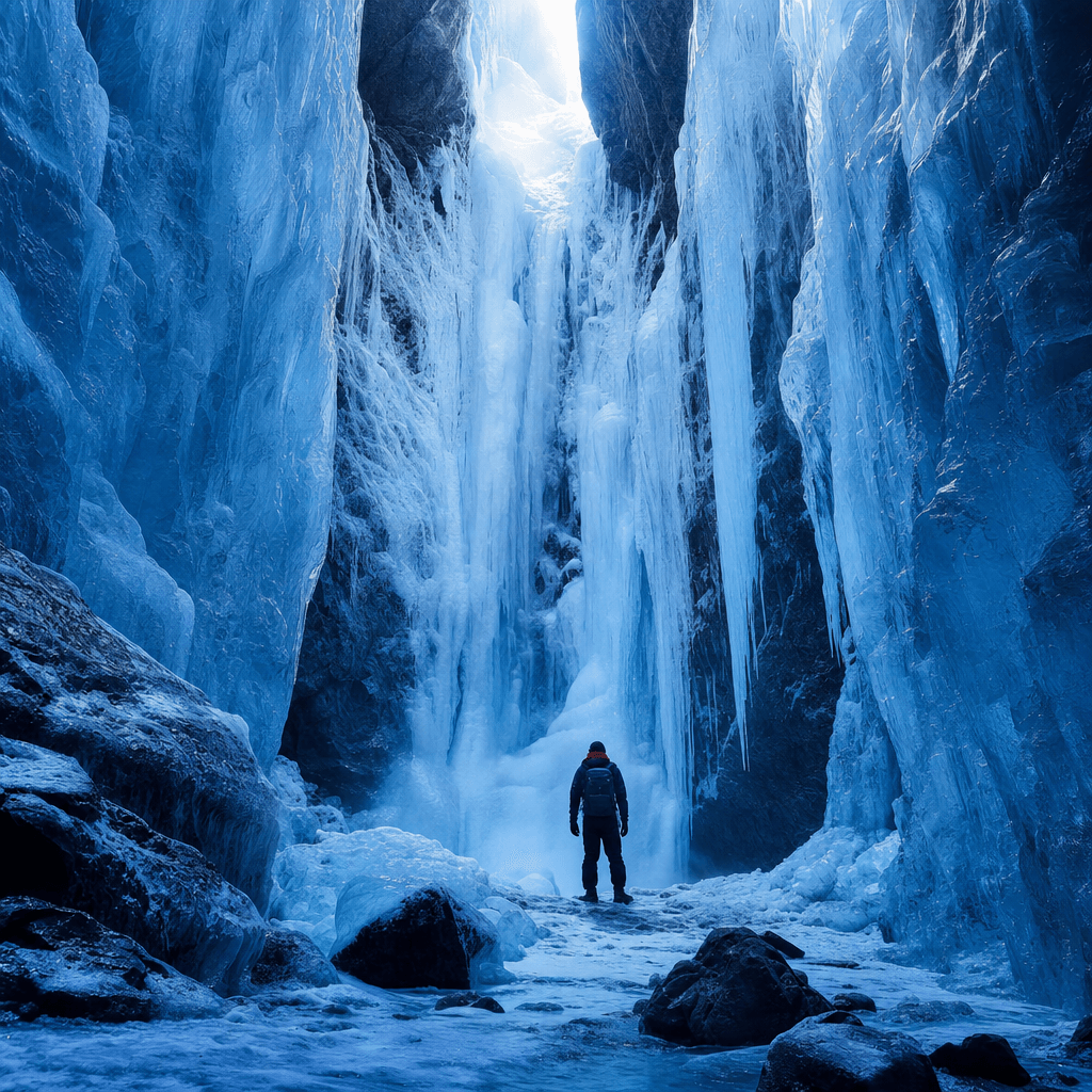 Waterfall ice