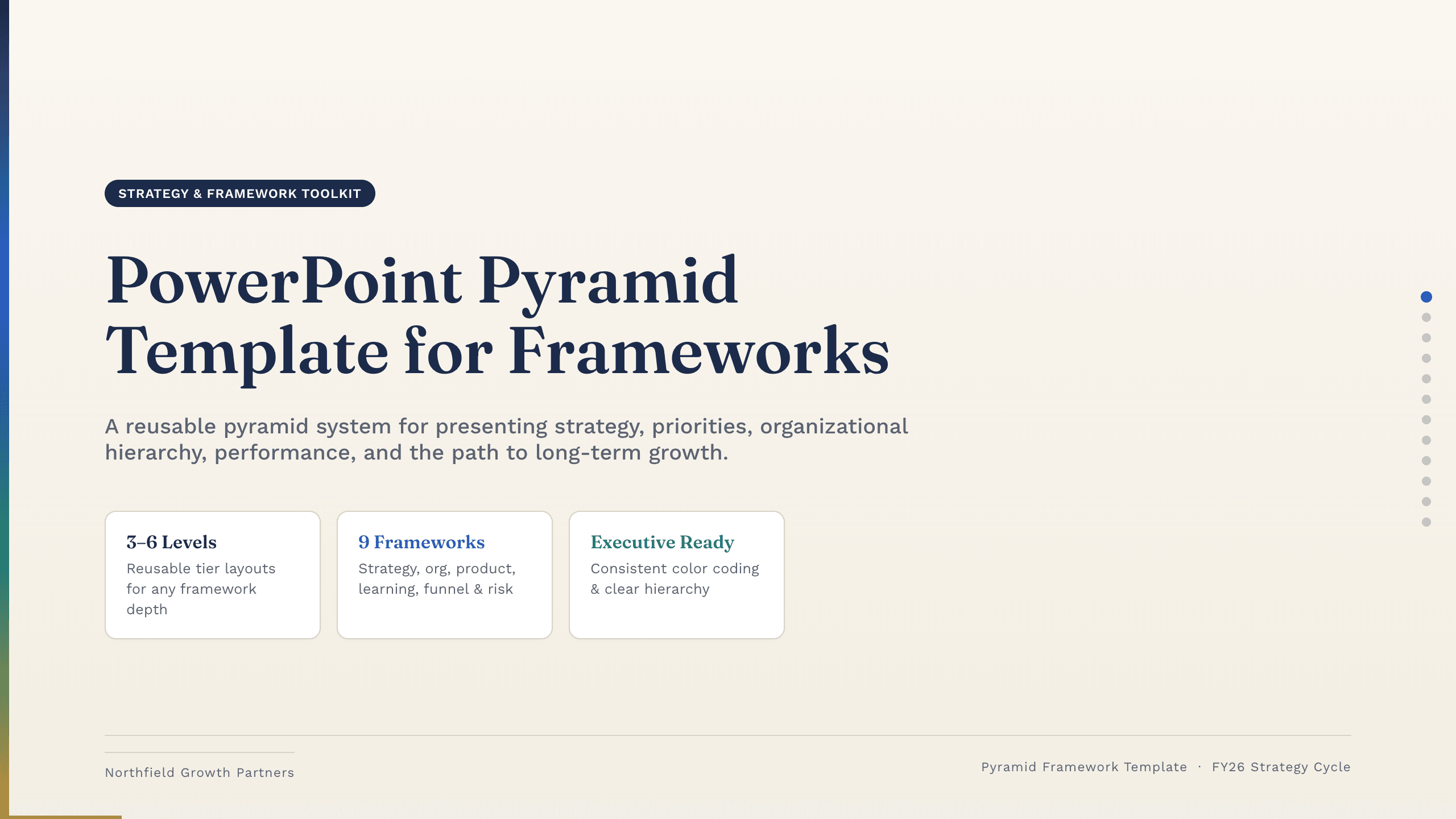 PowerPoint Pyramid Template example deck made in Julius
