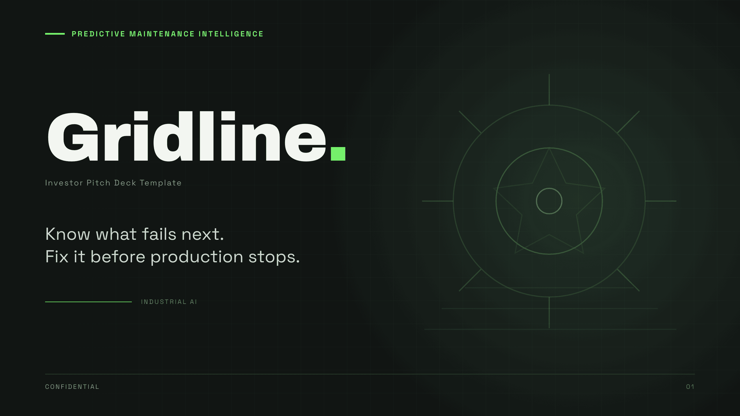Investor pitch deck example deck made in Julius
