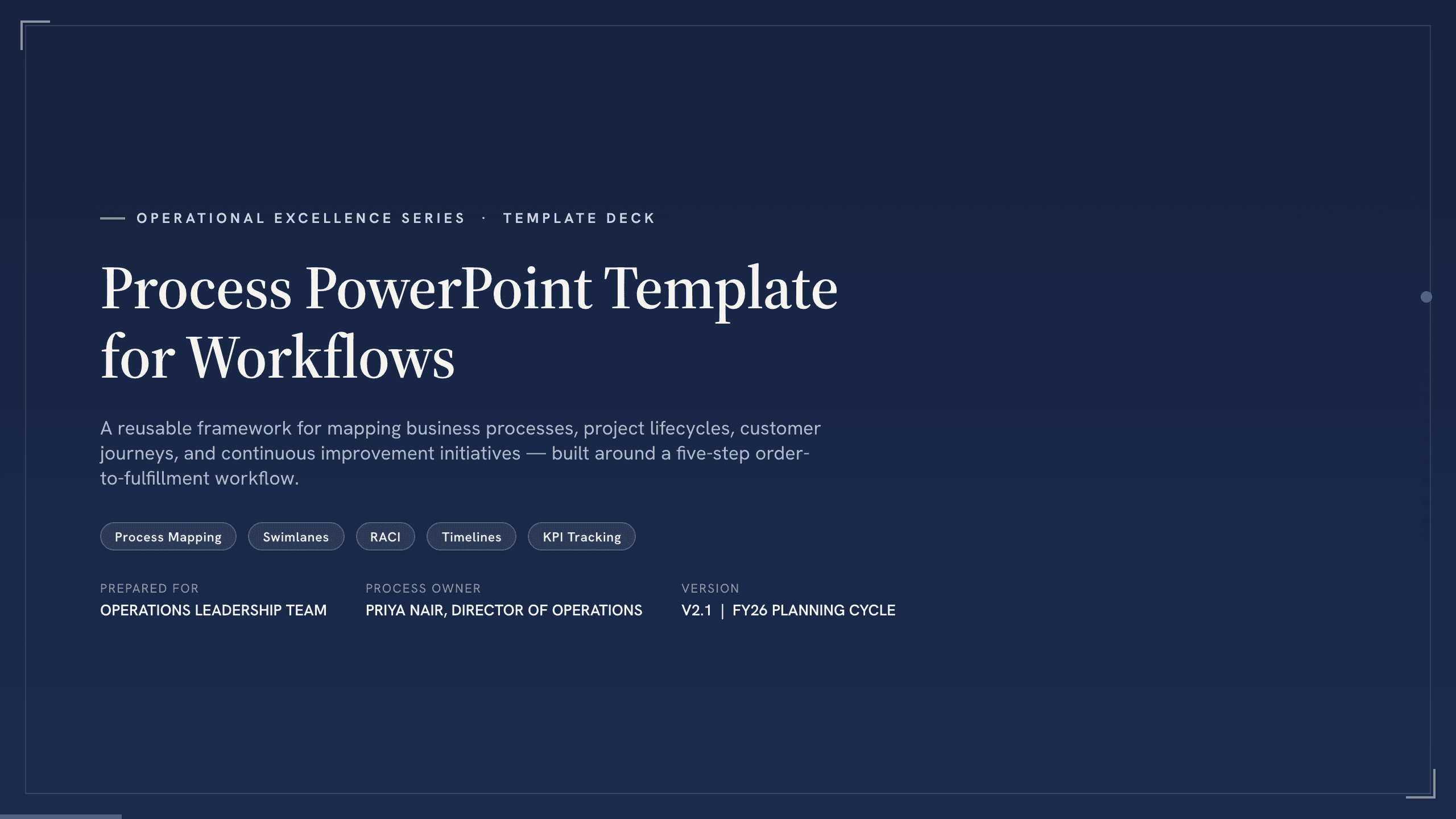Process PowerPoint Template preview