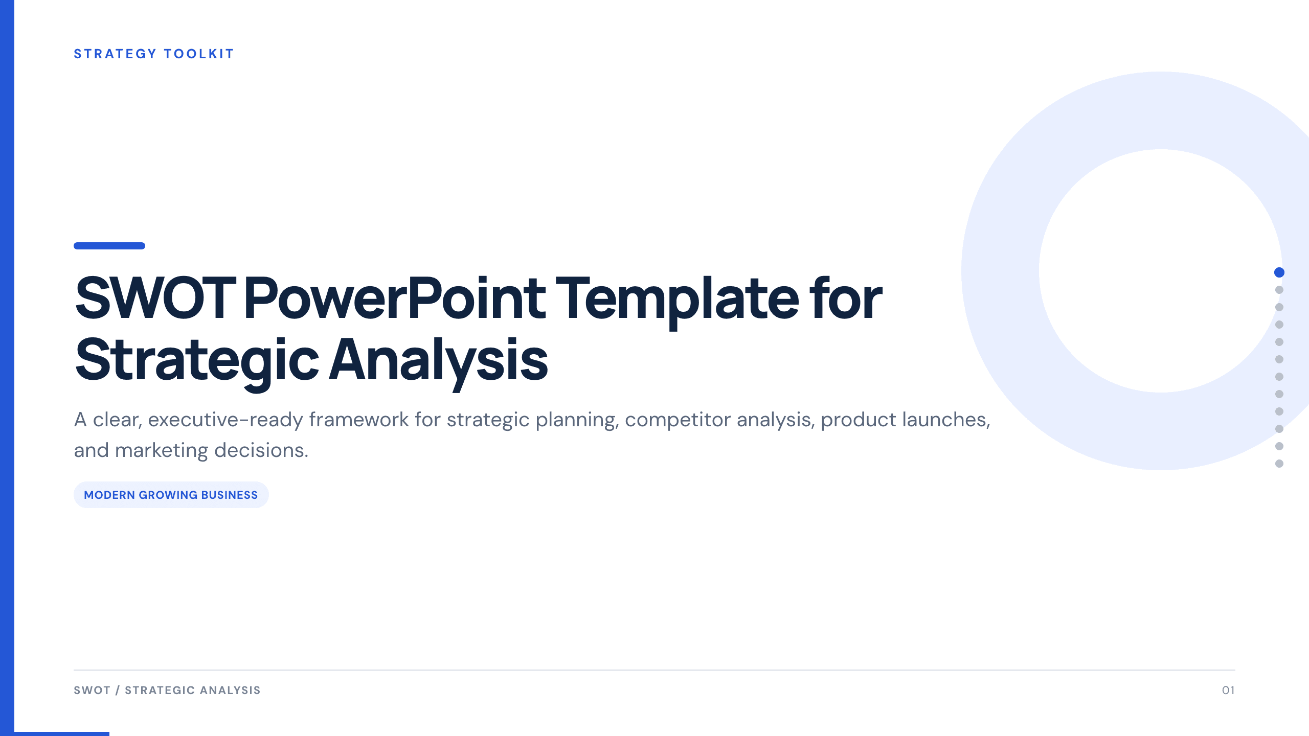 SWOT PowerPoint Template preview