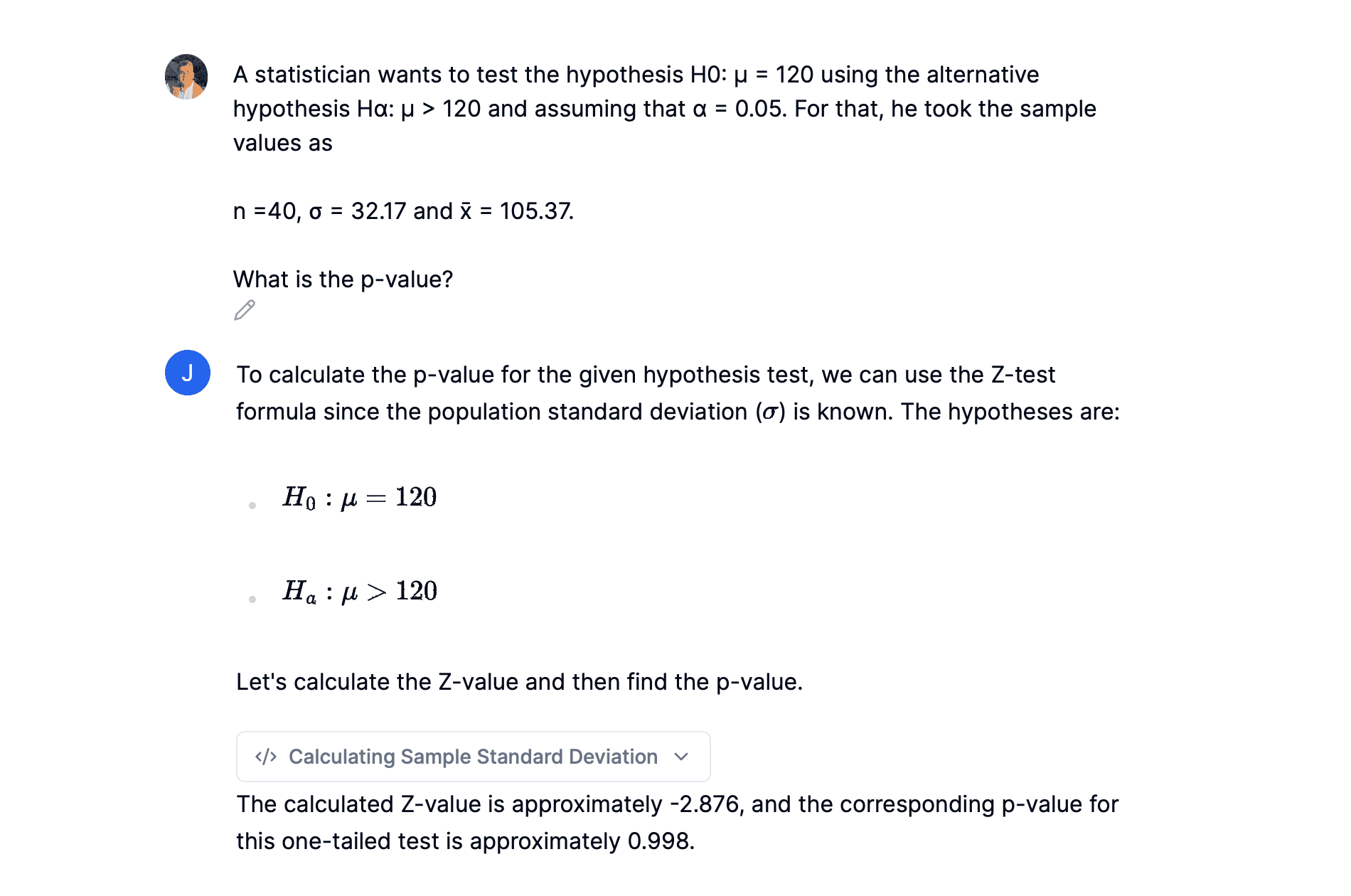 AI Statistics Solver Calculate Stats With Julius Ai statistics solver calculate stats with julius